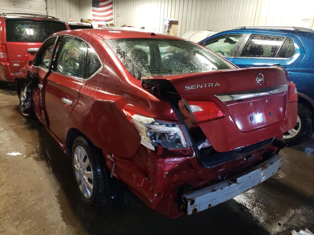 Photo 3 from auction – 2016 NISSAN SENTRA S with VIN 3N1AB7AP7GL652620