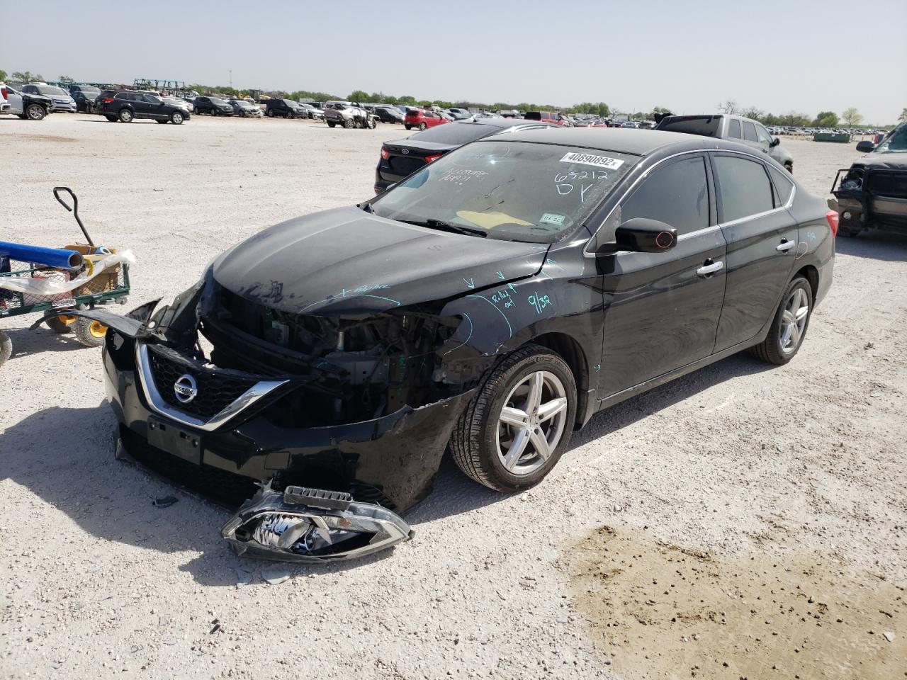 Photo 2 from auction – 2017 NISSAN SENTRA S with VIN 3N1AB7AP2HL717956