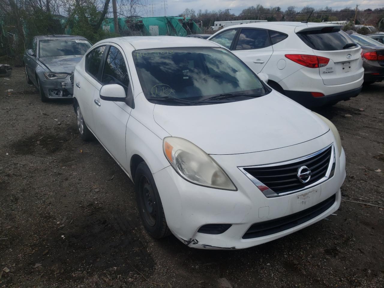 NISSAN VERSA S 2012 with VIN 3N1CN7AP3CL815810 - Photo from auction