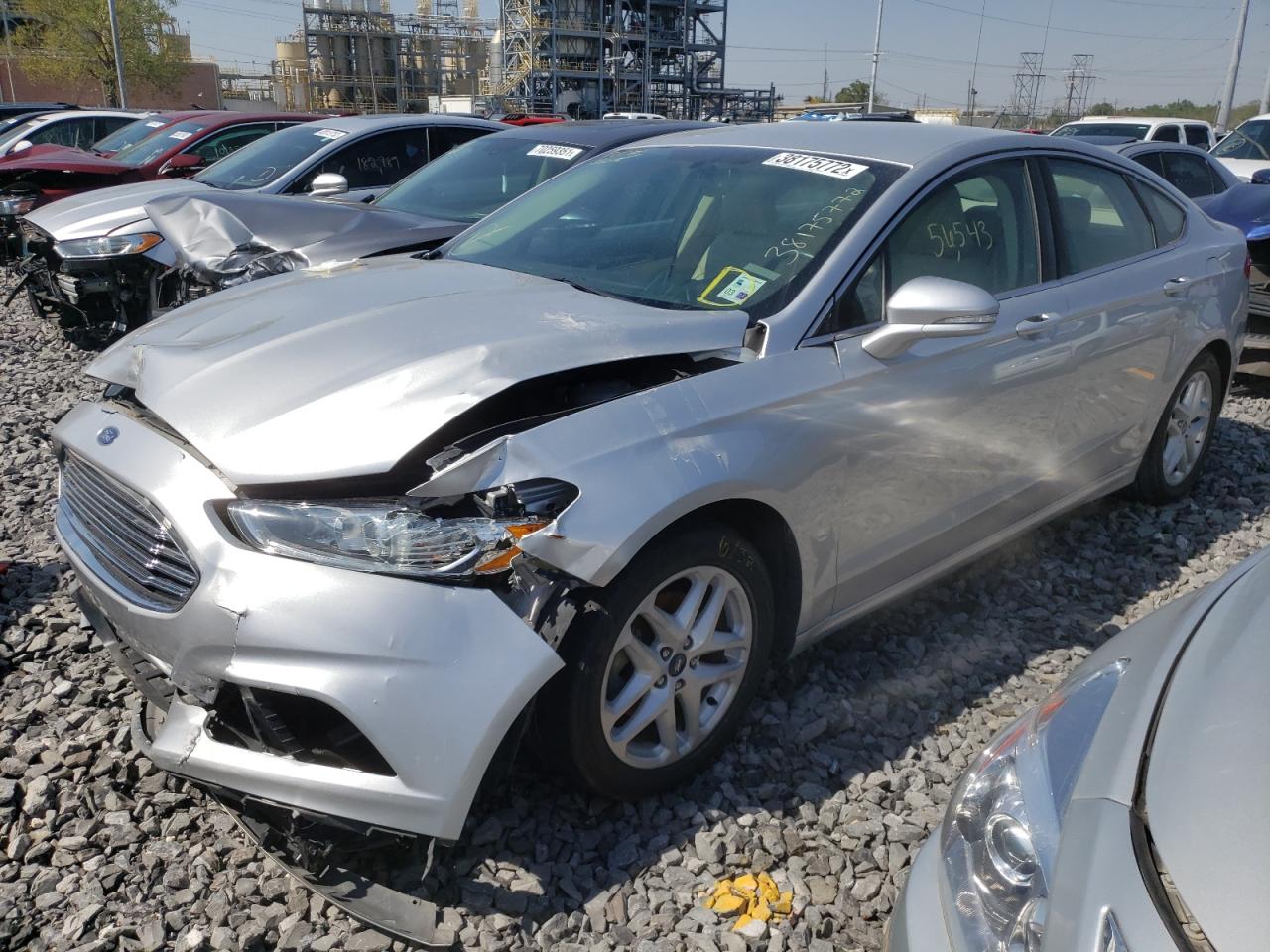 Photo 2 from auction – 2016 FORD FUSION SE with VIN 3FA6P0HD4GR332472