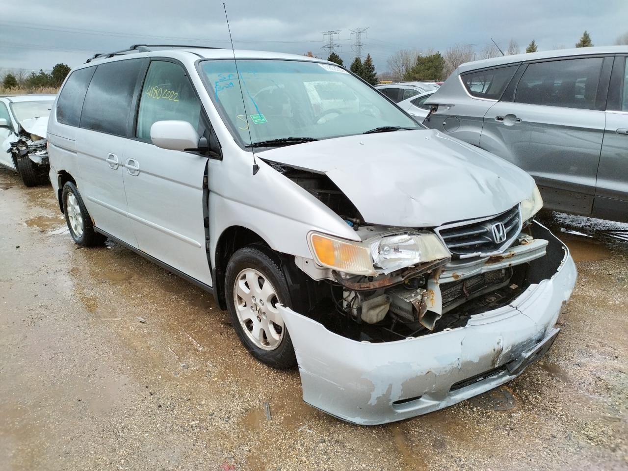 HONDA ODYSSEY EX 2002 with VIN 2HKRL18092H515268 - Photo from auction