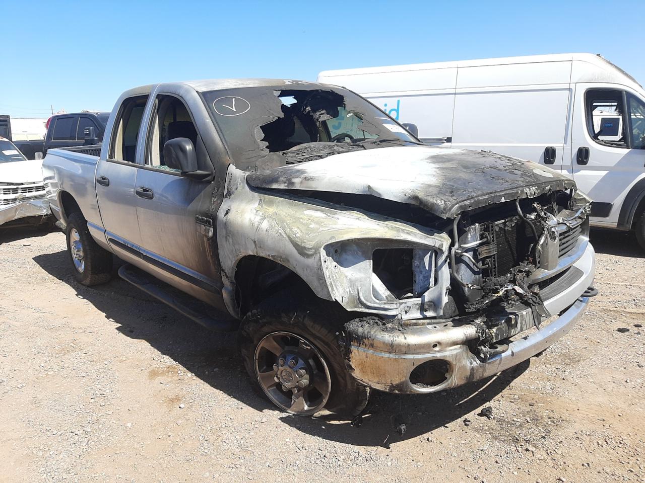 DODGE RAM 2500 S 2007 with VIN 1D7KS28C27J535192 - Photo from auction