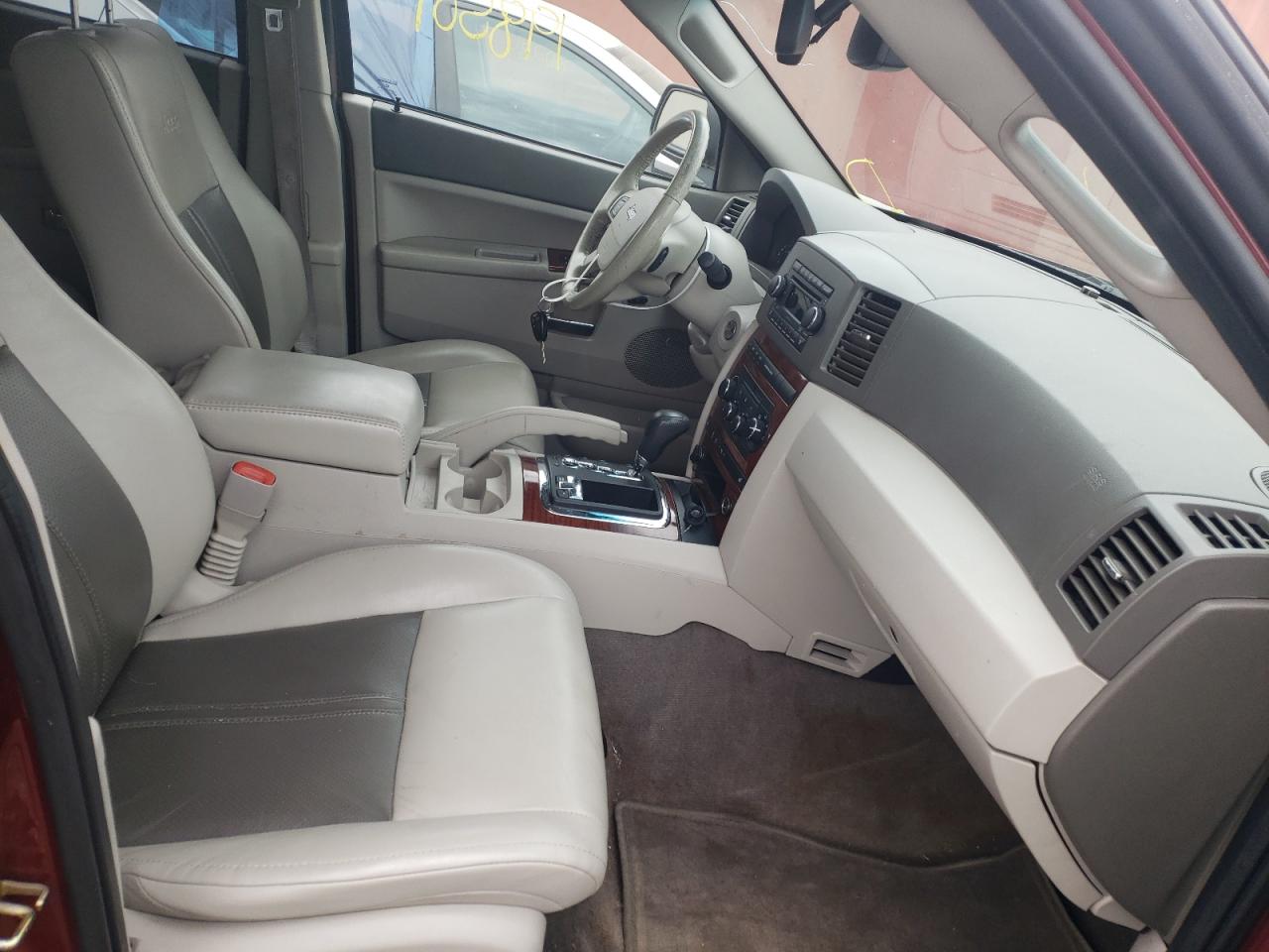 Photo 5 from auction – 2007 JEEP GRAND CHER with VIN 1J8HR58P07C543650
