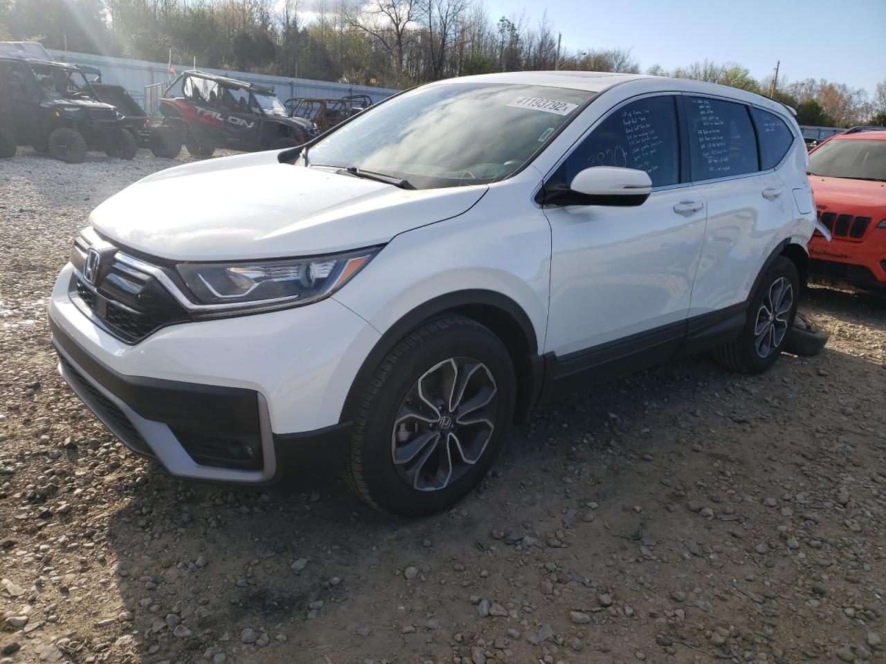 Photo 2 from auction – 2022 HONDA CR-V EX with VIN 7FARW1H56NE004286