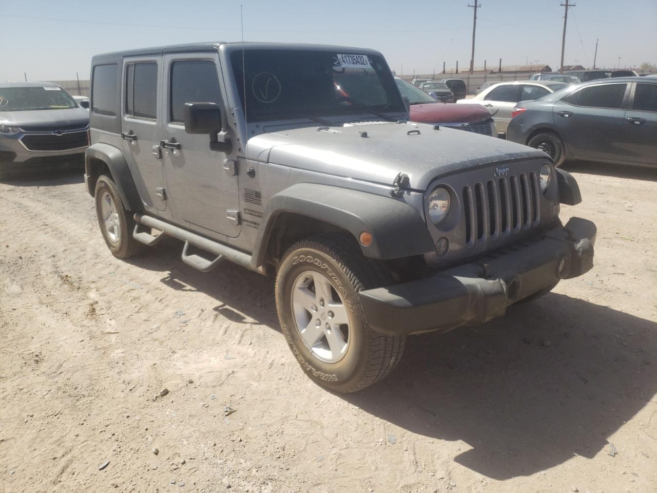 Photo 1 from auction – 2017 JEEP WRANGLER U with VIN 1C4BJWDGXHL613897