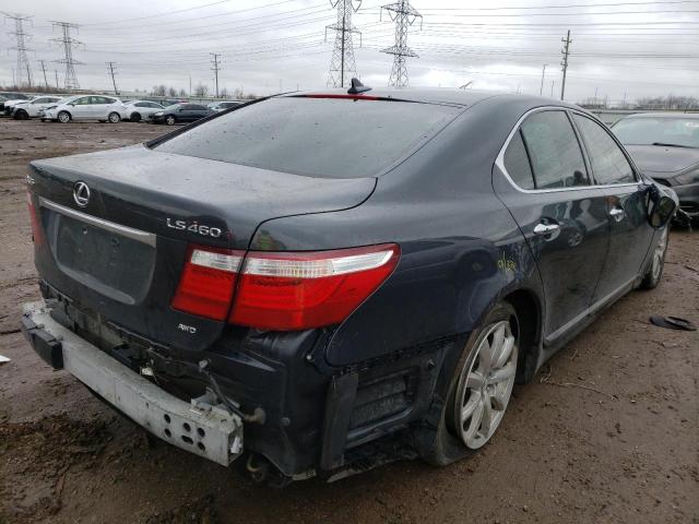 Photo 4 from auction – 2009 LEXUS LS 460 with VIN JTHCL46F895001290