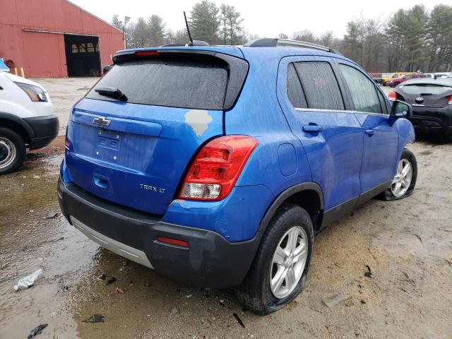 Photo 4 from auction – 2015 CHEVROLET TRAX 1LT with VIN KL7CJLSB7FB138882