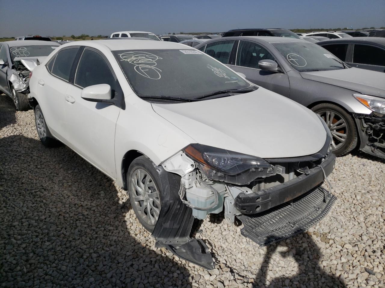 TOYOTA COROLLA L 2018 with VIN 2T1BURHE8JC026807 - Photo from auction