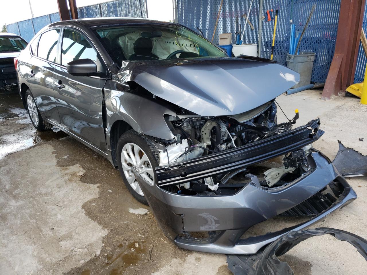 NISSAN SENTRA S 2019 with VIN 3N1AB7AP1KY373949 - Photo from auction