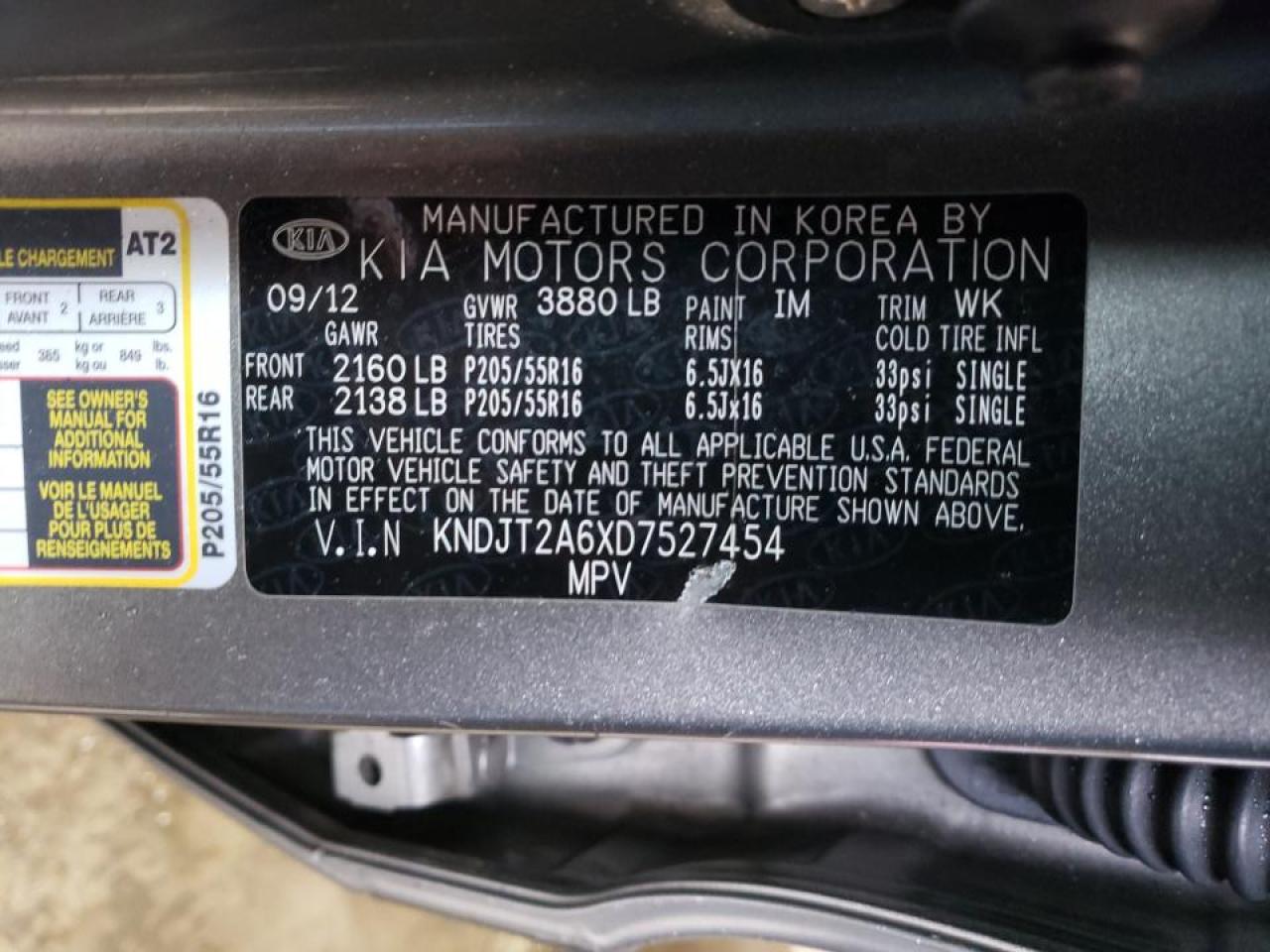 Photo 10 from auction – 2013 KIA SOUL + with VIN KNDJT2A6XD7527454