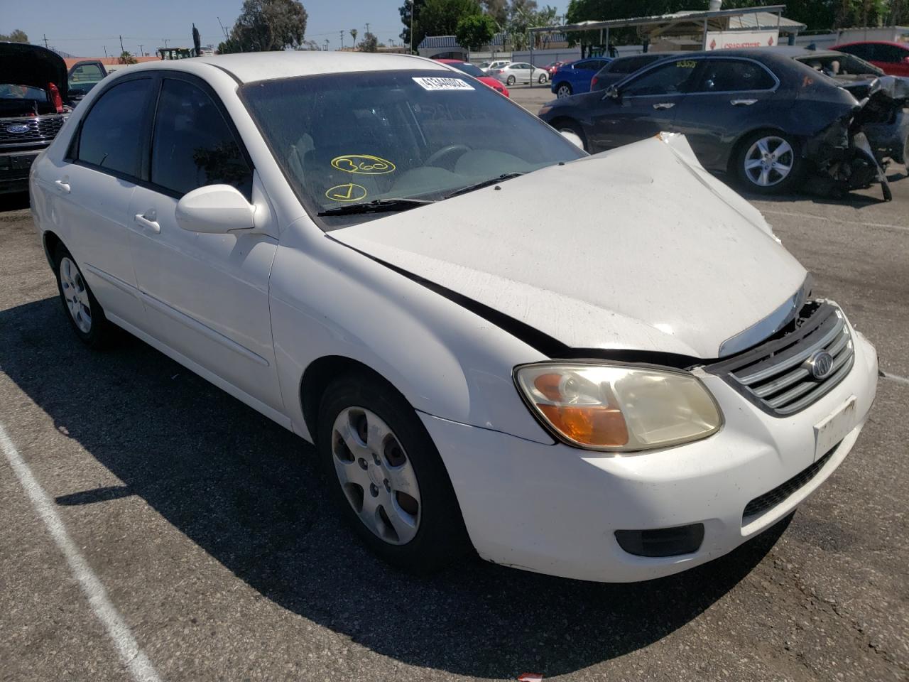 Photo 1 from auction – 2008 KIA SPECTRA EX with VIN KNAFE122785565650