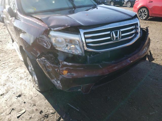 Photo 9 from auction – 2012 HONDA PILOT EXL with VIN 5FNYF4H66CB019434