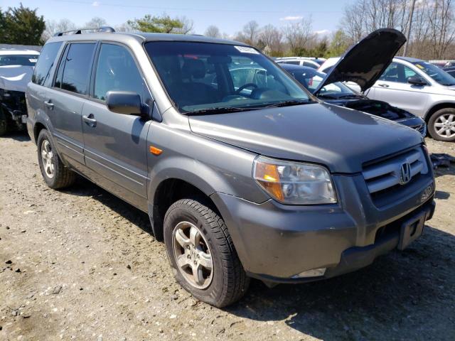 HONDA PILOT EXL 2007 with VIN 2HKYF18707H505218 - Photo from auction