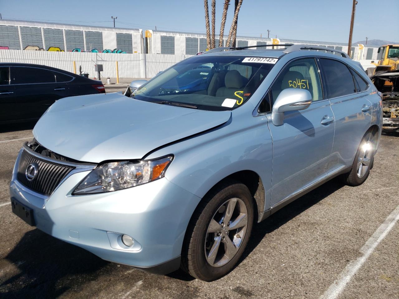 Photo 2 from auction – 2011 LEXUS RX 350 with VIN 2T2ZK1BA9BC063826