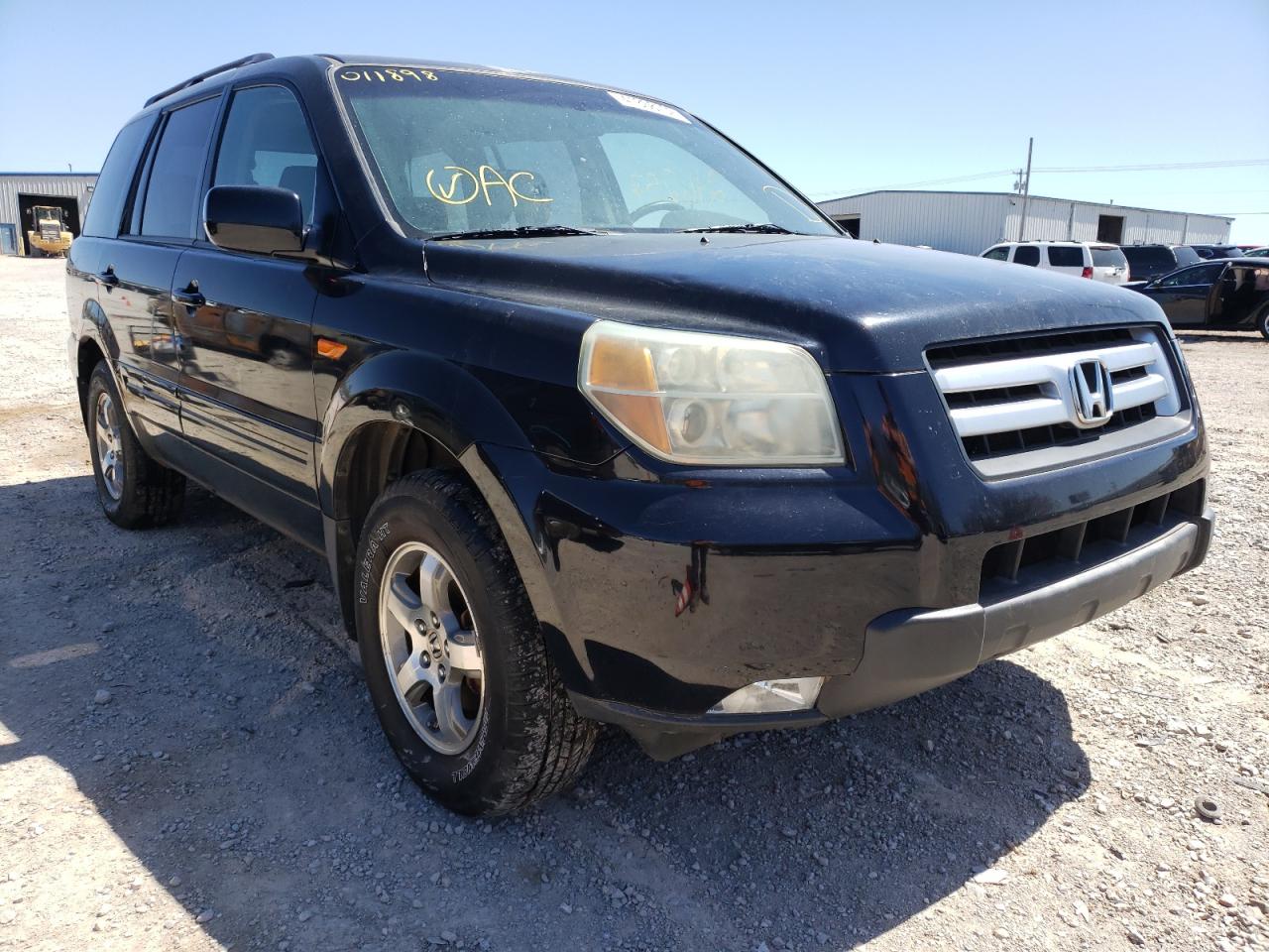 HONDA PILOT EX 2006 with VIN 5FNYF28766B011898 - Photo from auction