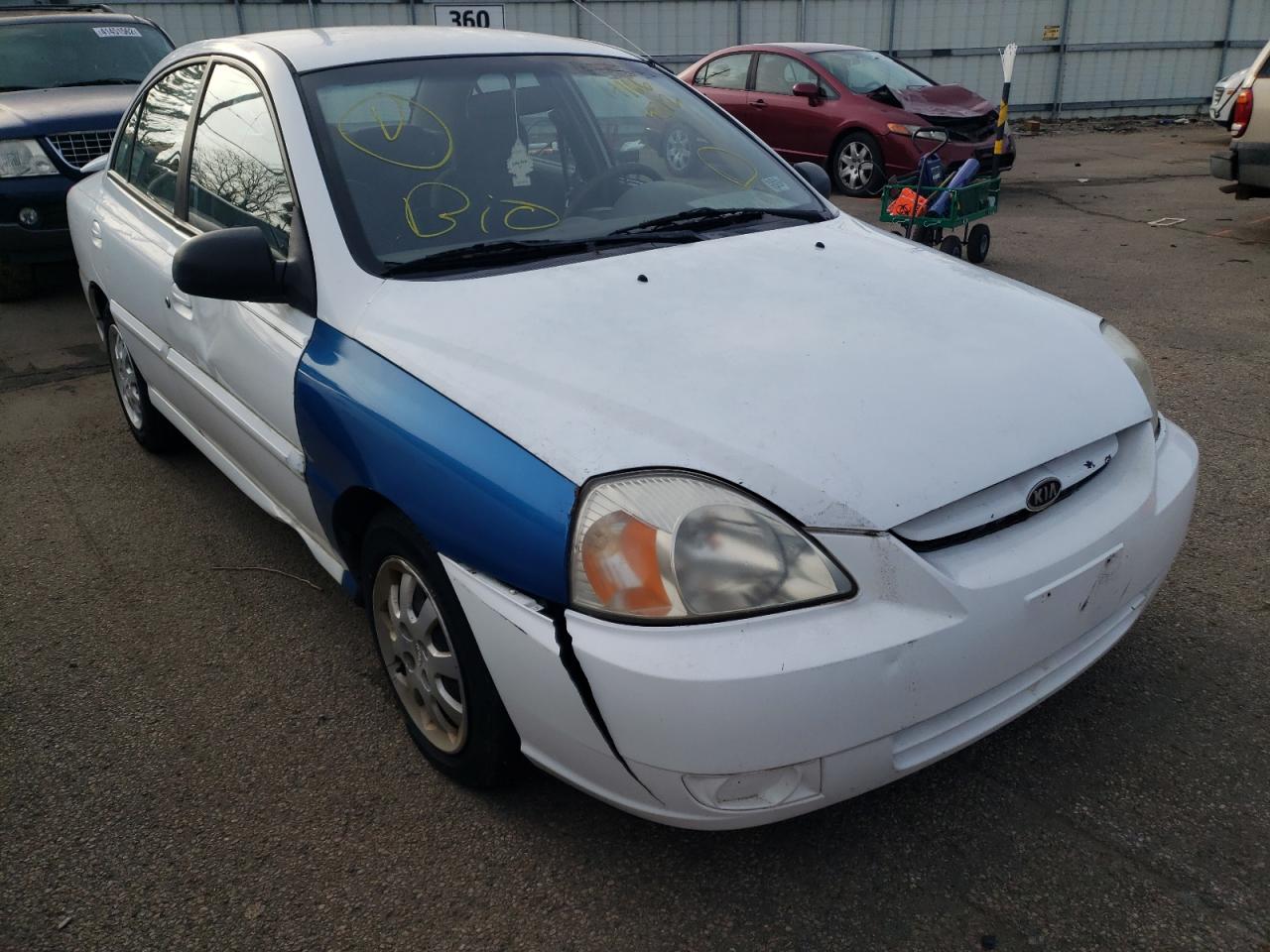 KIA RIO 2004 with VIN KNADC125346312353 - Photo from auction