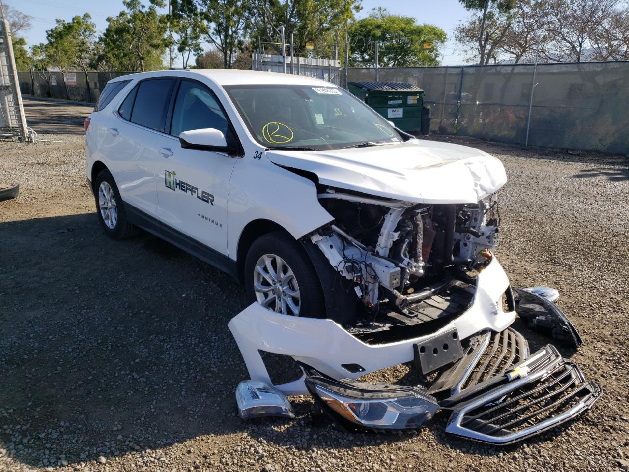 CHEVROLET EQUINOX LT 2018 with VIN 2GNAXJEV5J6349987 - Photo from auction
