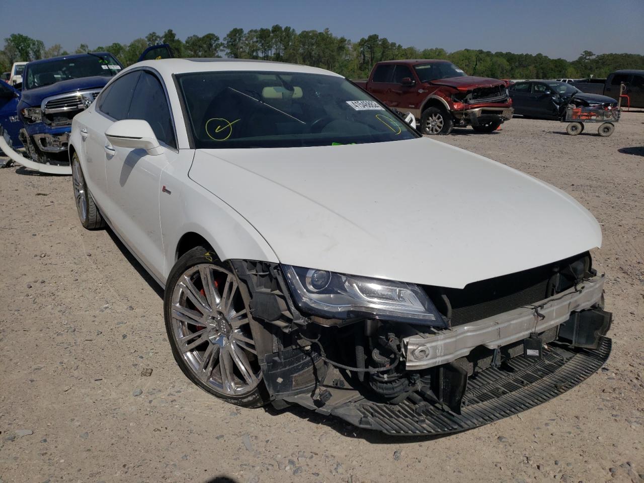AUDI A7 PREMIUM 2013 with VIN WAUYGAFC7DN081199 - Photo from auction