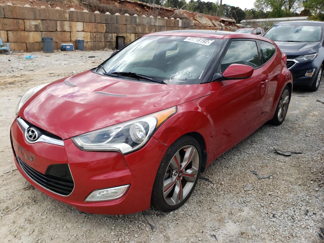 Photo 2 from auction – 2013 HYUNDAI VELOSTER with VIN KMHTC6AD5DU111100