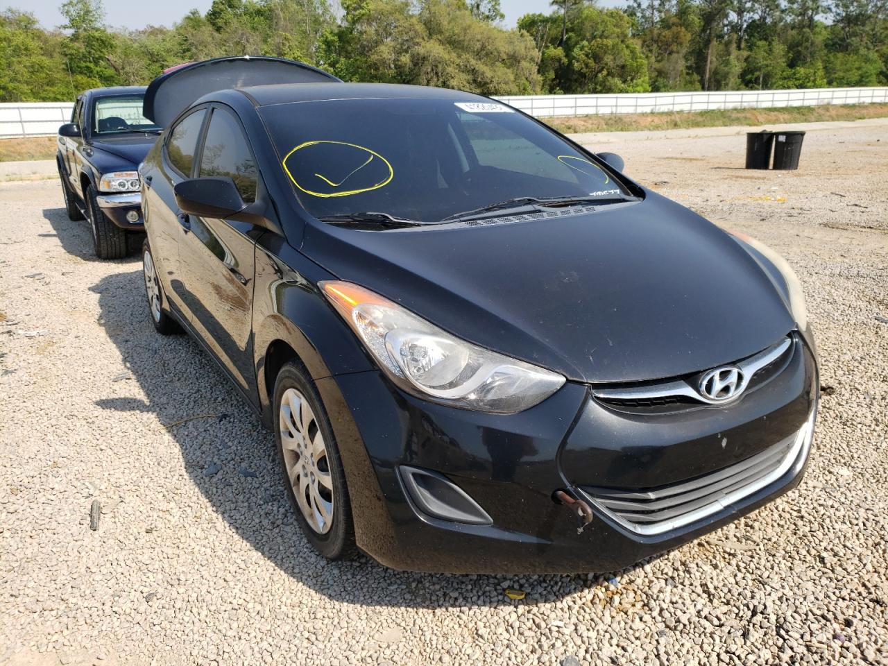 HYUNDAI ELANTRA GL 2012 with VIN 5NPDH4AE6CH071898 - Photo from auction