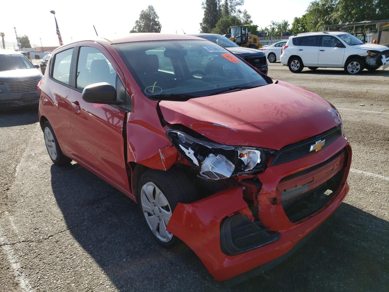 CHEVROLET SPARK LS 2018 with VIN KL8CB6SAXJC424665 - Photo from auction