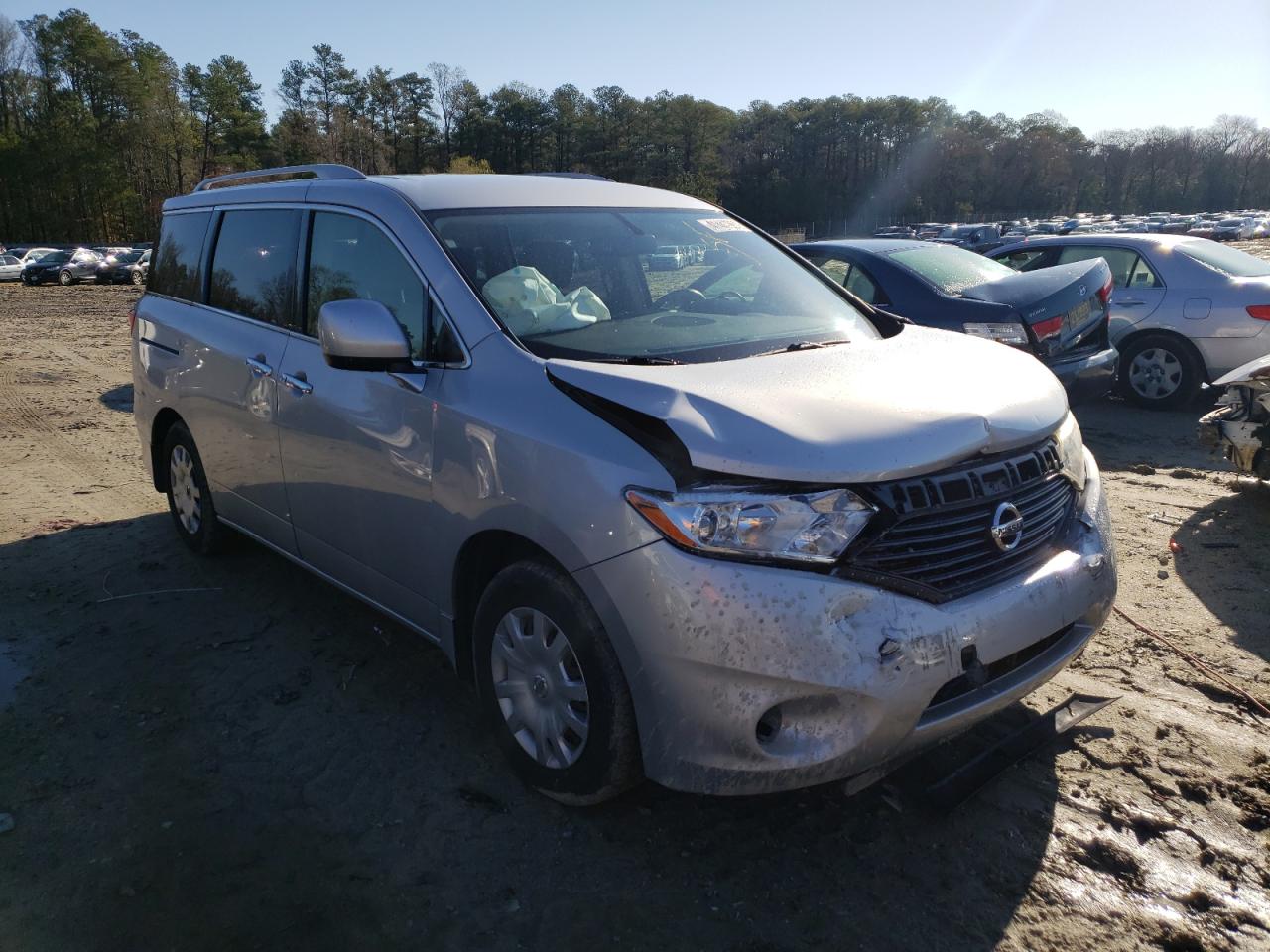 NISSAN QUEST S 2014 with VIN JN8AE2KPXE9108287 - Photo from auction