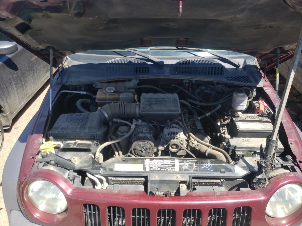 Photo 7 from auction – 2002 JEEP LIBERTY SP with VIN 1J4GL48K12W351240