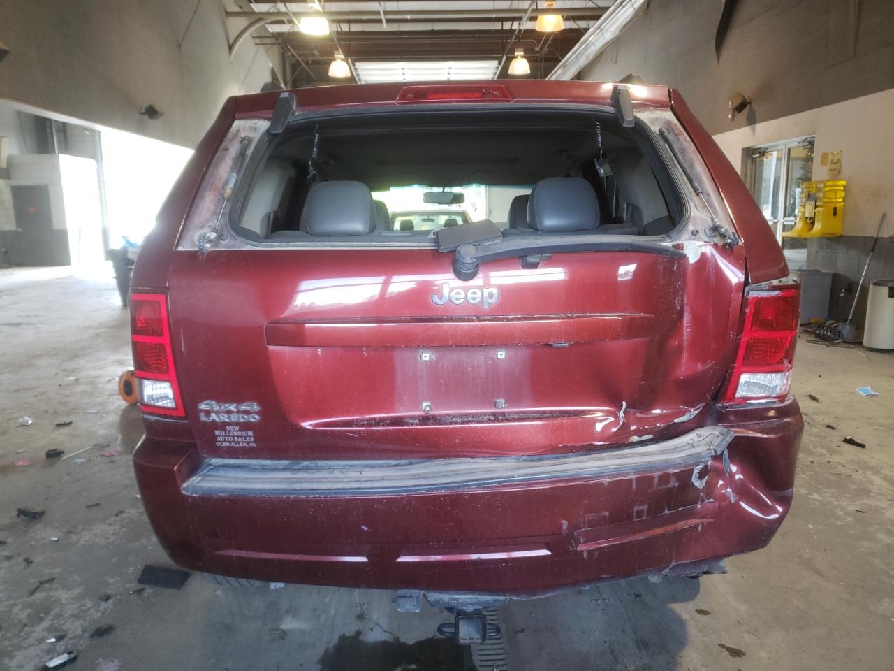 Photo 9 from auction – 2007 JEEP GRAND CHER with VIN 1J8GR48K17C524440