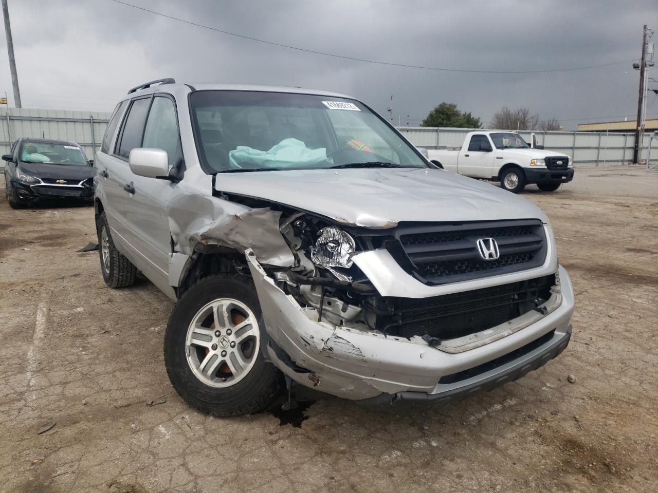 Photo 9 from auction – 2004 HONDA PILOT EXL with VIN 2HKYF18574H622790