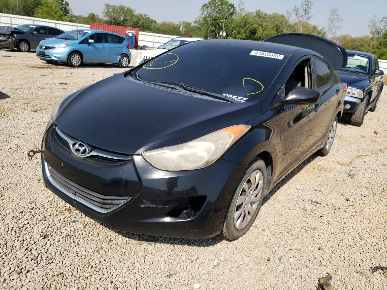 Photo 2 from auction – 2012 HYUNDAI ELANTRA GL with VIN 5NPDH4AE6CH071898