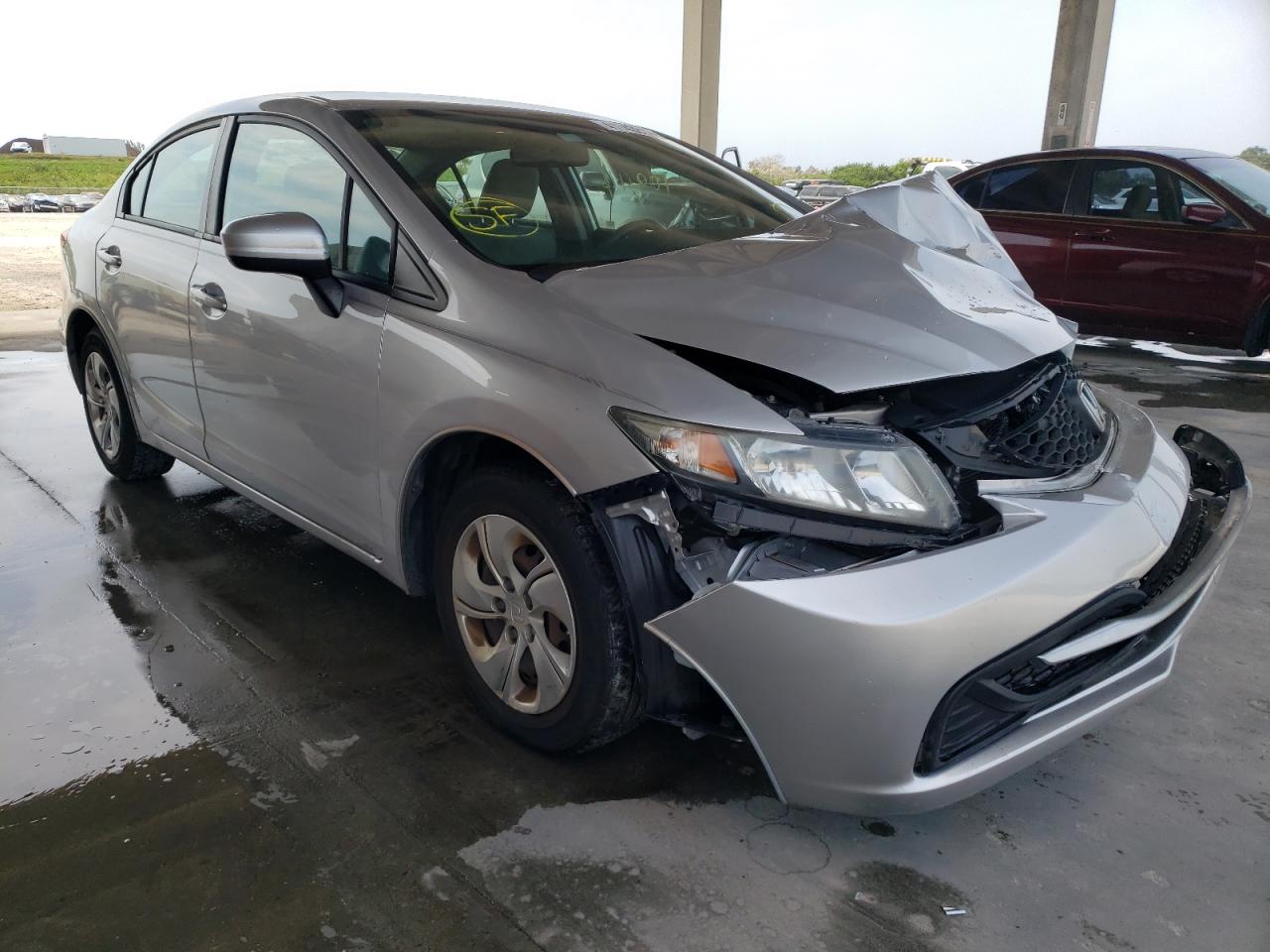 HONDA CIVIC LX 2015 with VIN 19XFB2F56FE115298 - Photo from auction