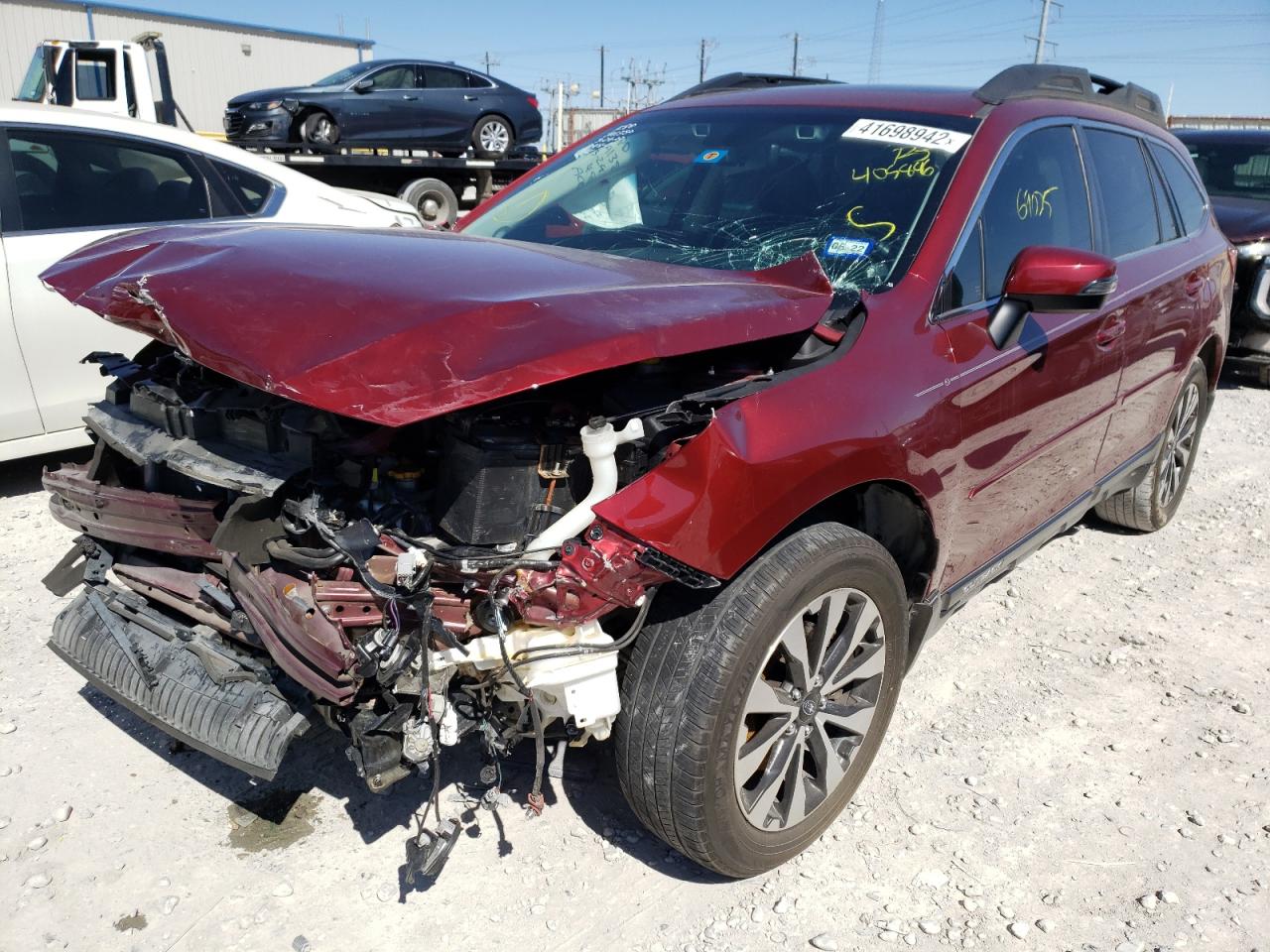 Photo 2 from auction – 2017 SUBARU OUTBACK 3. with VIN 4S4BSENC8H3405886