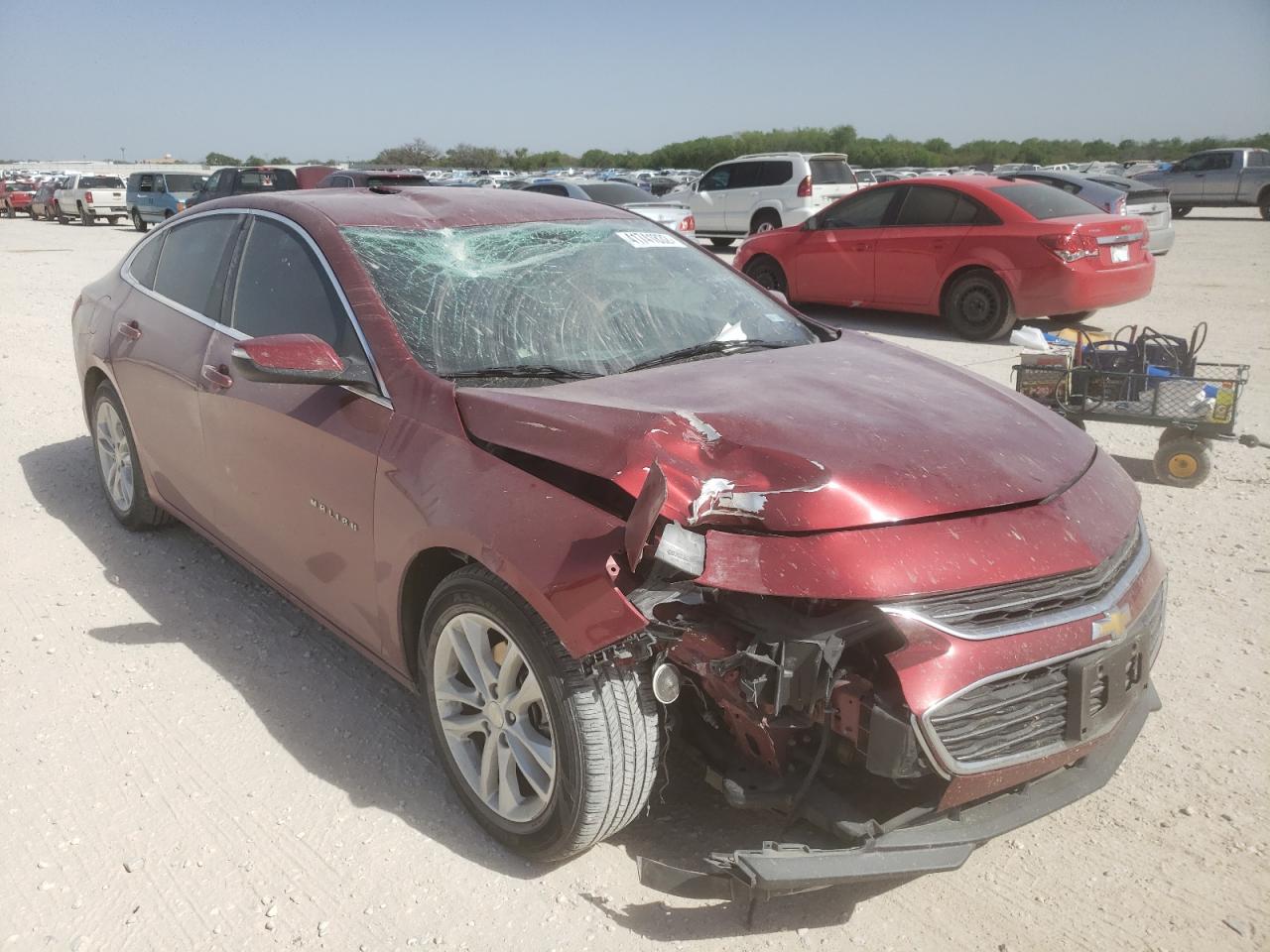 CHEVROLET MALIBU LT 2018 with VIN 1G1ZD5ST4JF148949 - Photo from auction