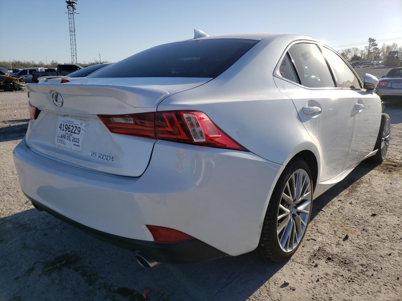 Photo 4 from auction – 2016 LEXUS IS 200T with VIN JTHBA1D24G5028516