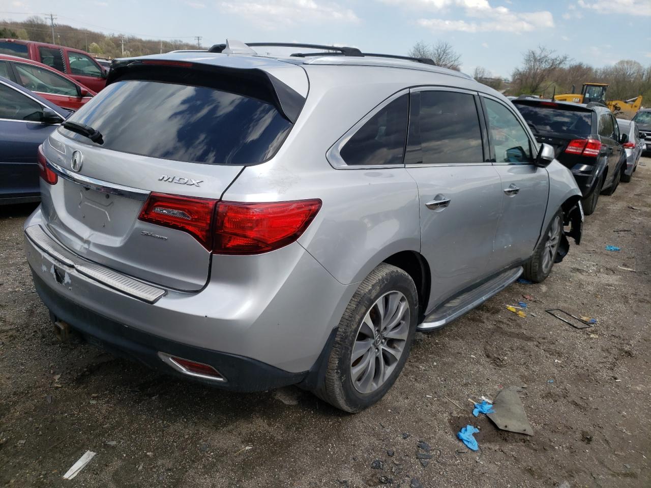 Photo 4 from auction – 2014 ACURA MDX TECHNO with VIN 5FRYD4H43EB037069