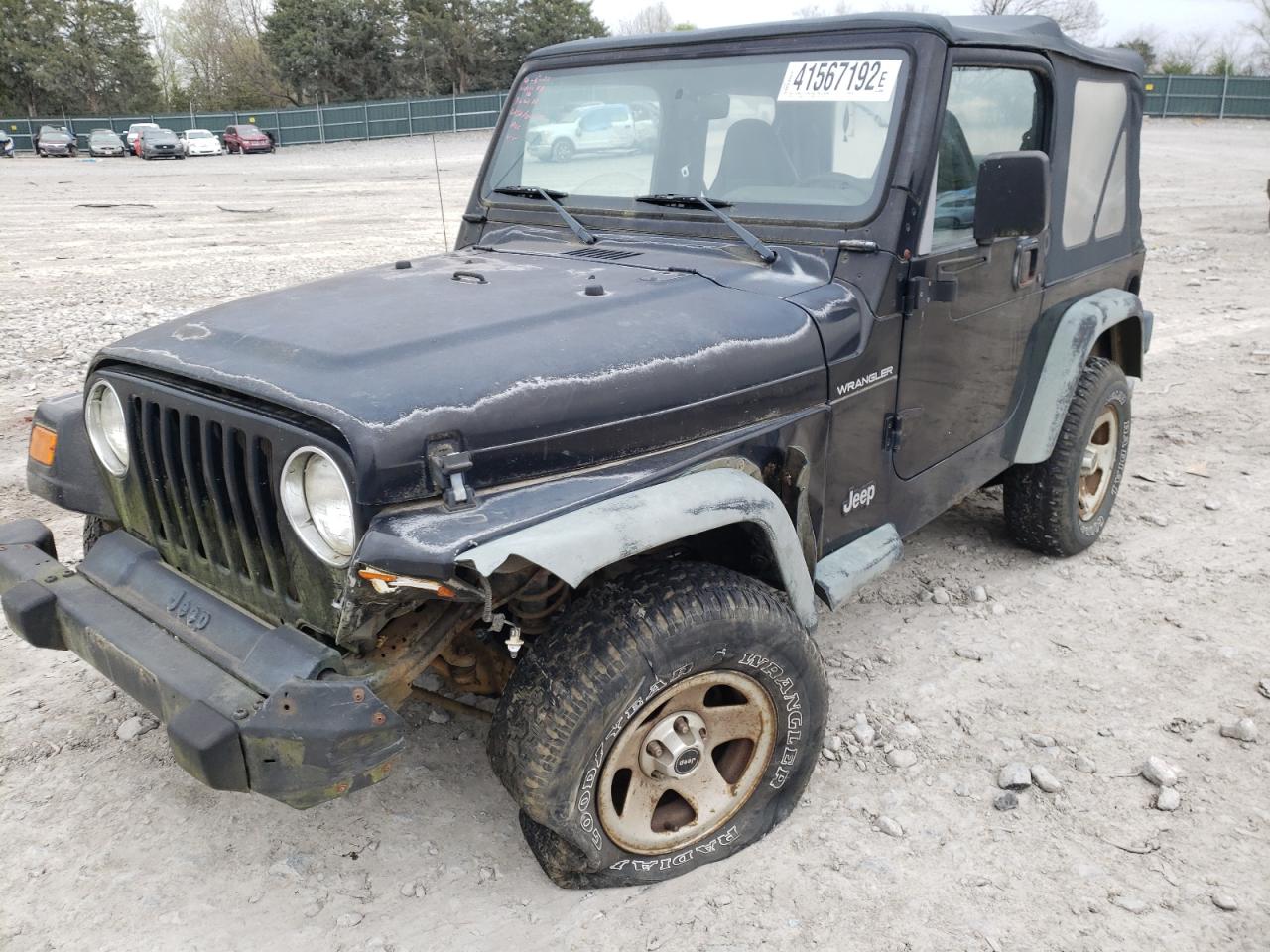 Photo 9 from auction – 2000 JEEP WRANGLER / with VIN 1J4FA29P1YP795804