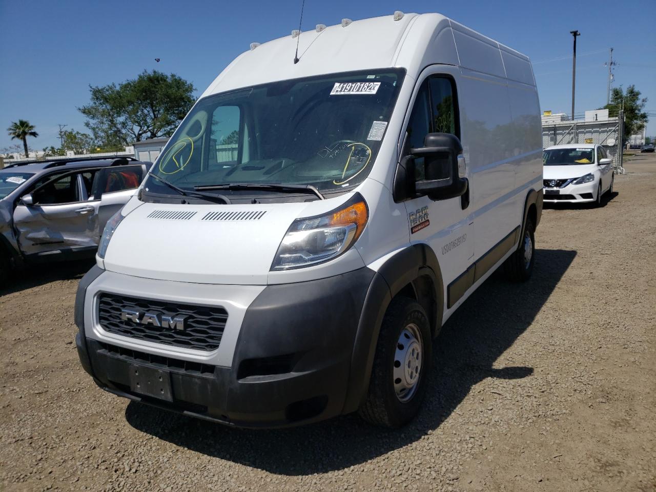 Photo 2 from auction – 2020 RAM PROMASTER with VIN 3C6TRVBG4LE102544