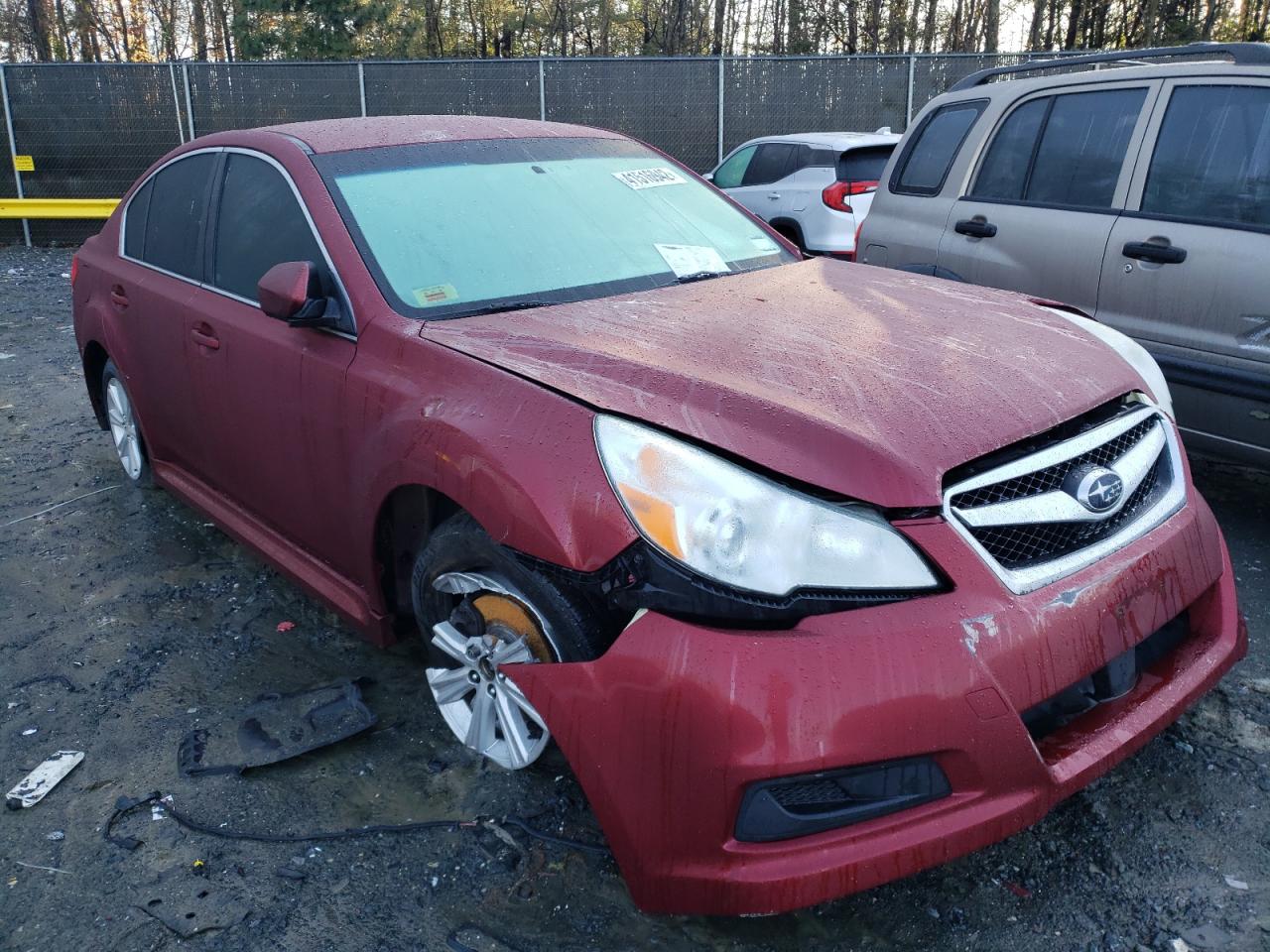 SUBARU LEGACY 2.5 2011 with VIN 4S3BMBC66B3228496 - Photo from auction