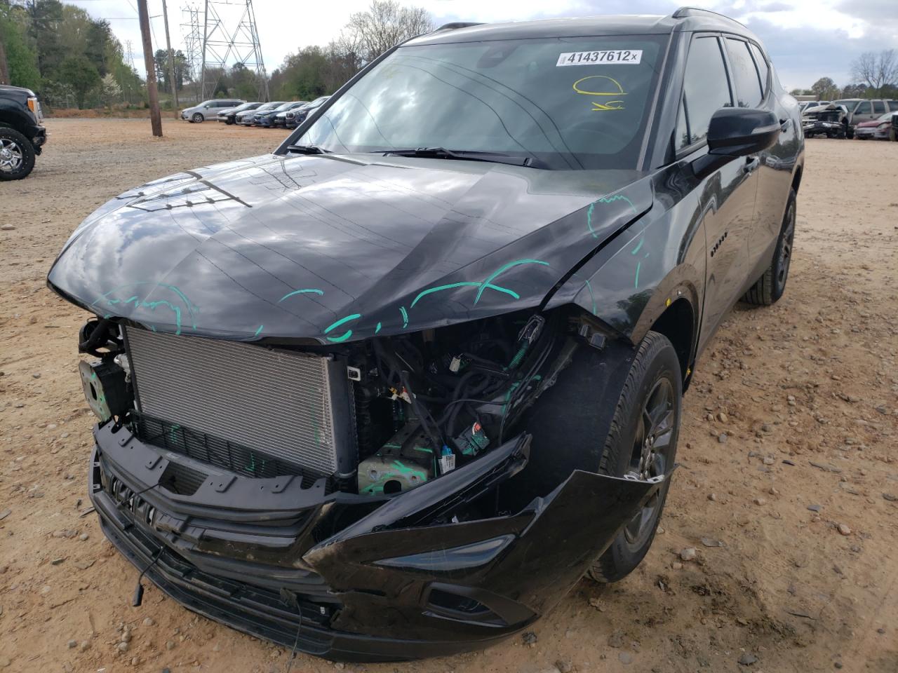 Photo 2 from auction – 2022 CHEVROLET BLAZER 2LT with VIN 3GNKBCR4XNS137156
