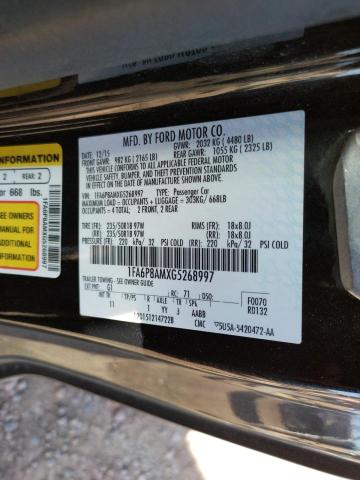 Photo 10 from auction – 2016 FORD MUSTANG with VIN 1FA6P8AMXG5268997
