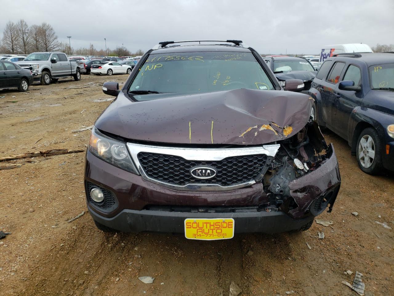 Photo 7 from auction – 2012 KIA SORENTO BA with VIN 5XYKT3A61CG207855