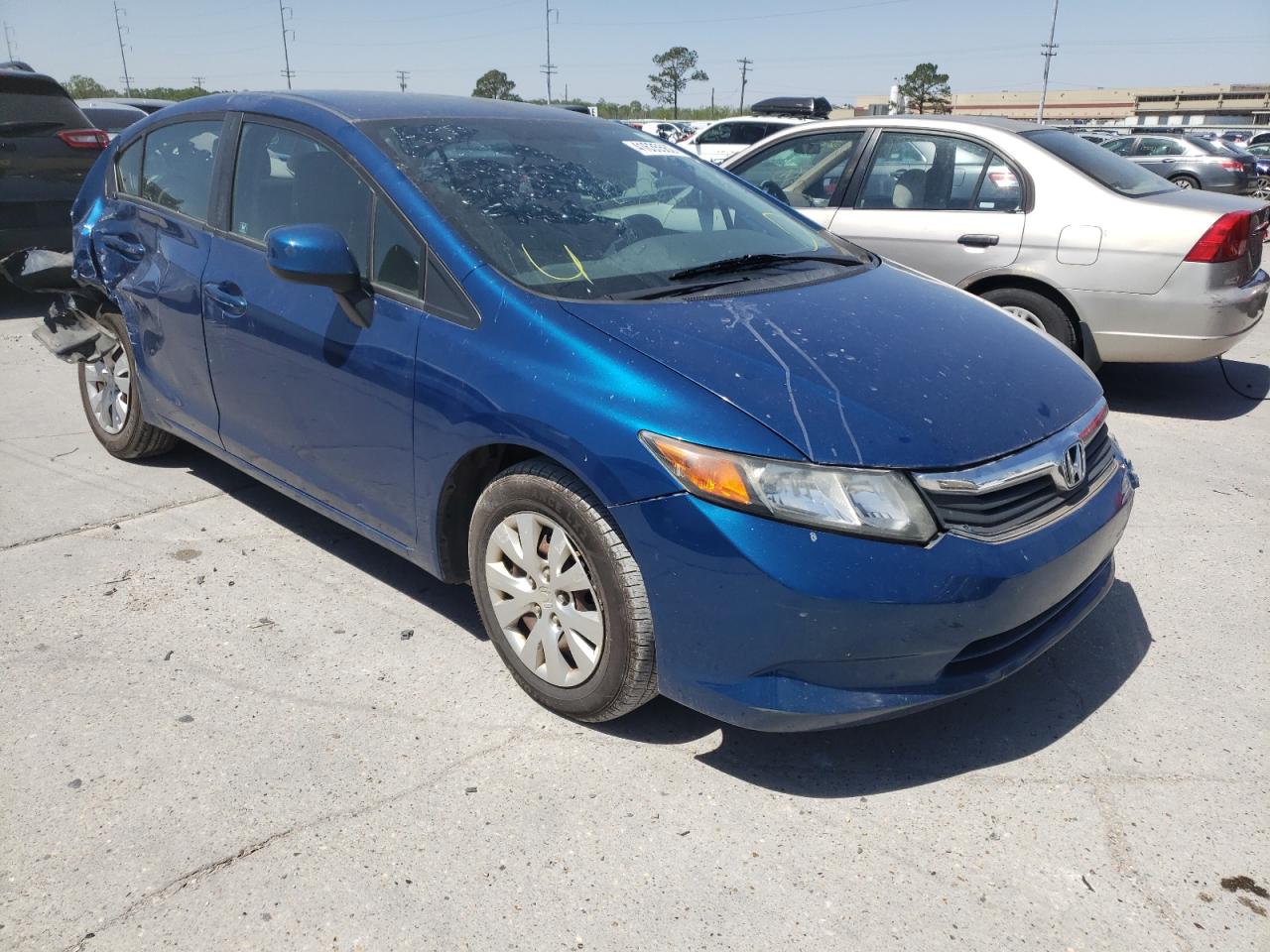 HONDA CIVIC LX 2012 with VIN 2HGFB2F50CH502298 - Photo from auction