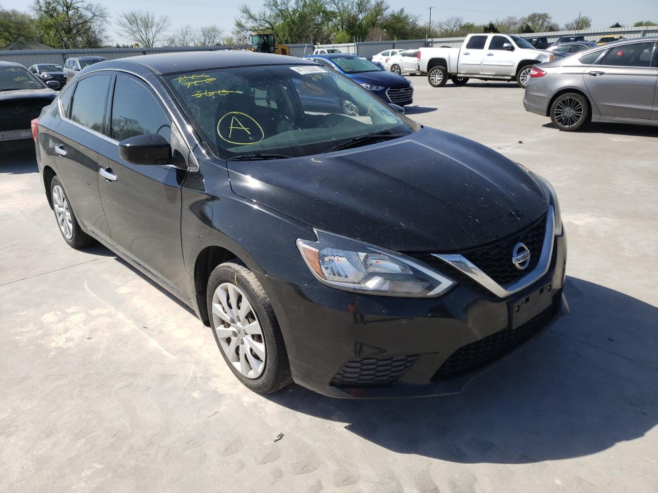 NISSAN SENTRA S 2016 with VIN 3N1AB7AP6GY280108 - Photo from auction
