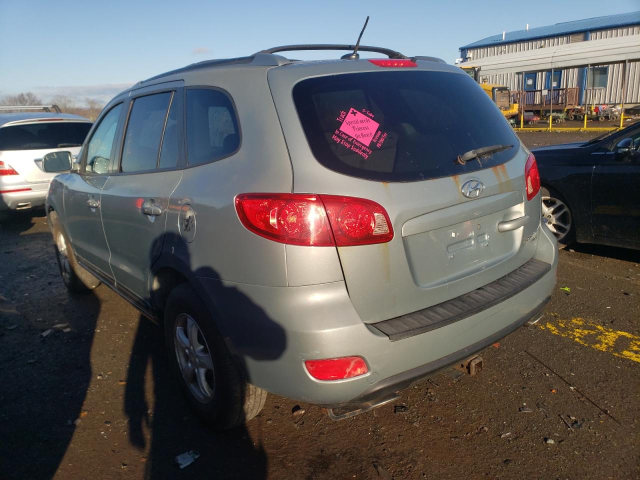 Photo 3 from auction – 2007 HYUNDAI SANTA FE G with VIN 5NMSG73D27H107332