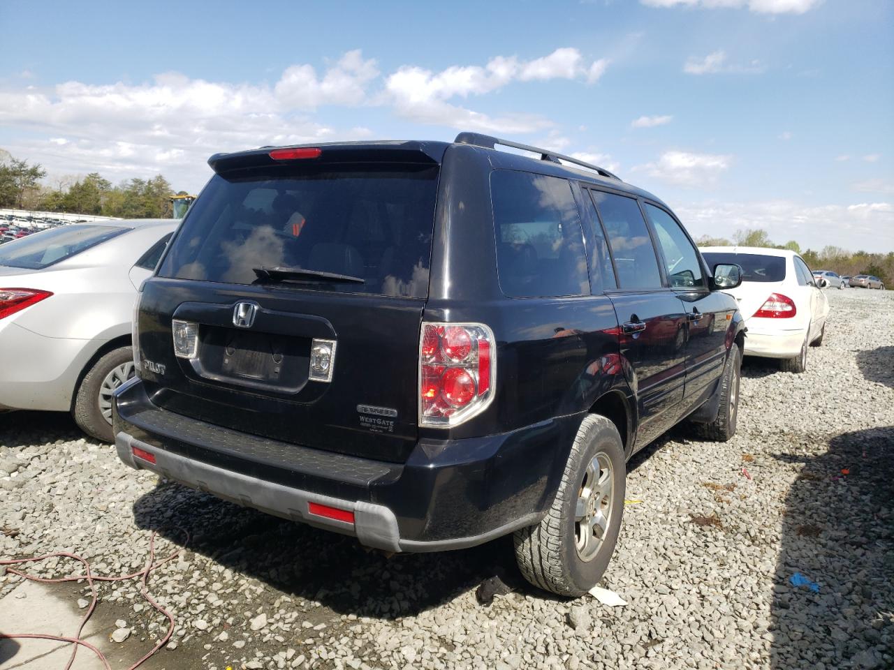 Photo 4 from auction – 2008 HONDA PILOT EXL with VIN 5FNYF18588B044414