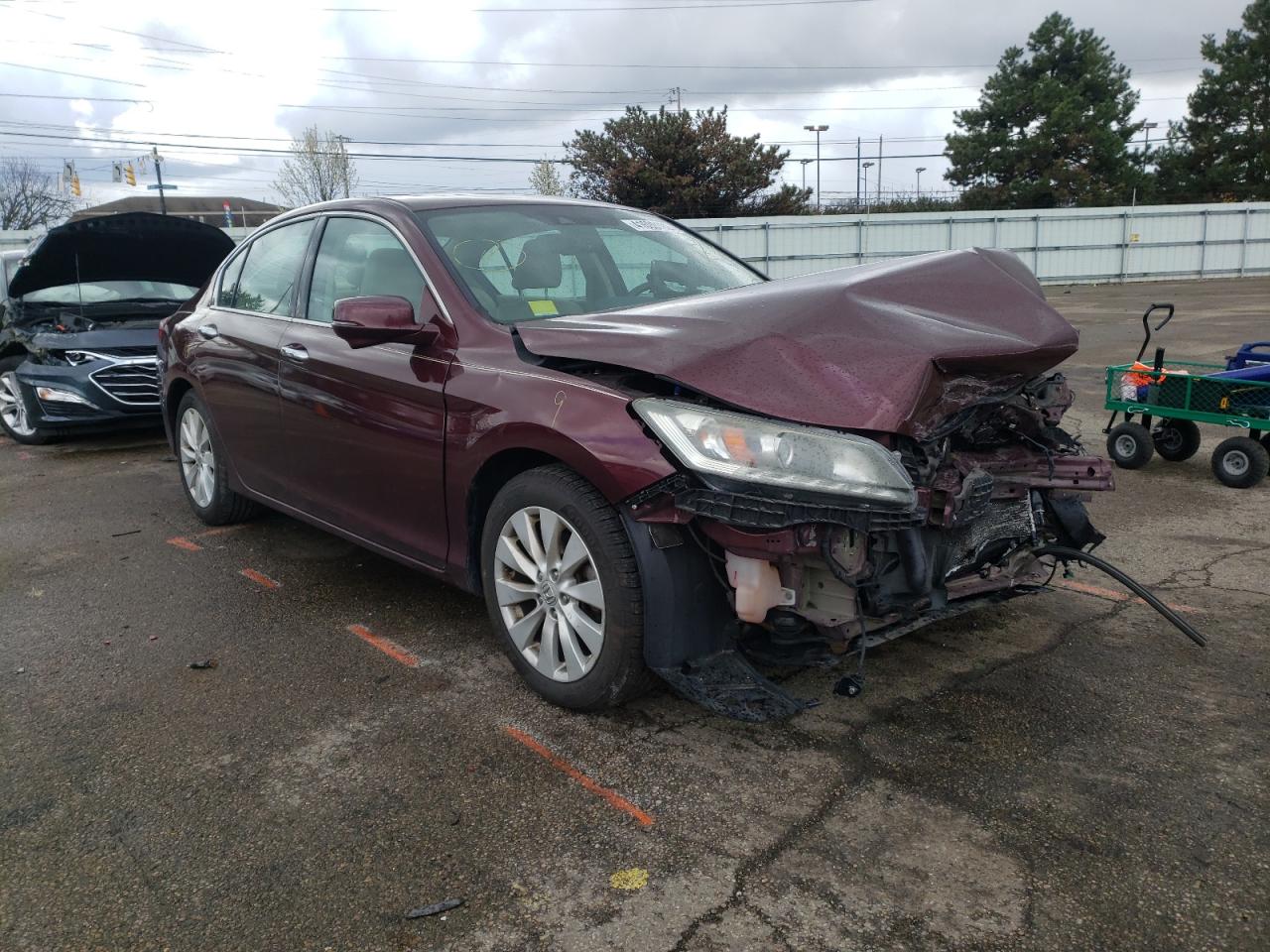Photo 1 from auction – 2014 HONDA ACCORD EXL with VIN 1HGCR3F86EA016479