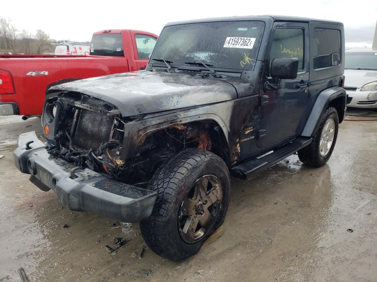 Photo 2 from auction – 2007 JEEP WRANGLER S with VIN 1J4FA54107L132914