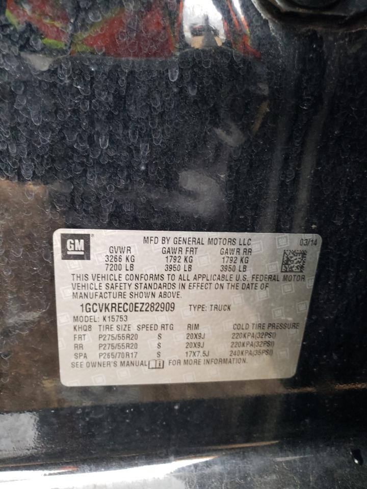Photo 10 from auction – 2014 CHEVROLET SILVERADO with VIN 1GCVKREC0EZ282909