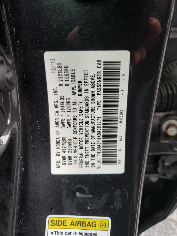 Photo 10 from auction – 2013 ACURA TL TECH with VIN 19UUA9F5XDA001776