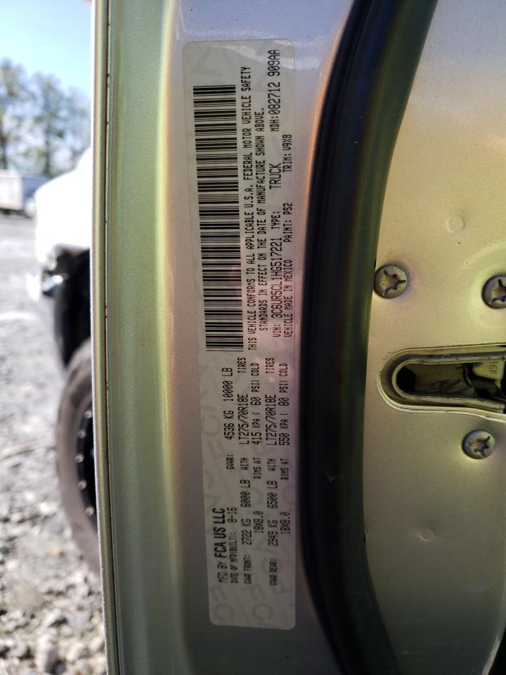 Photo 10 from auction – 2017 RAM 2500 ST with VIN 3C6UR5CL1HG517221